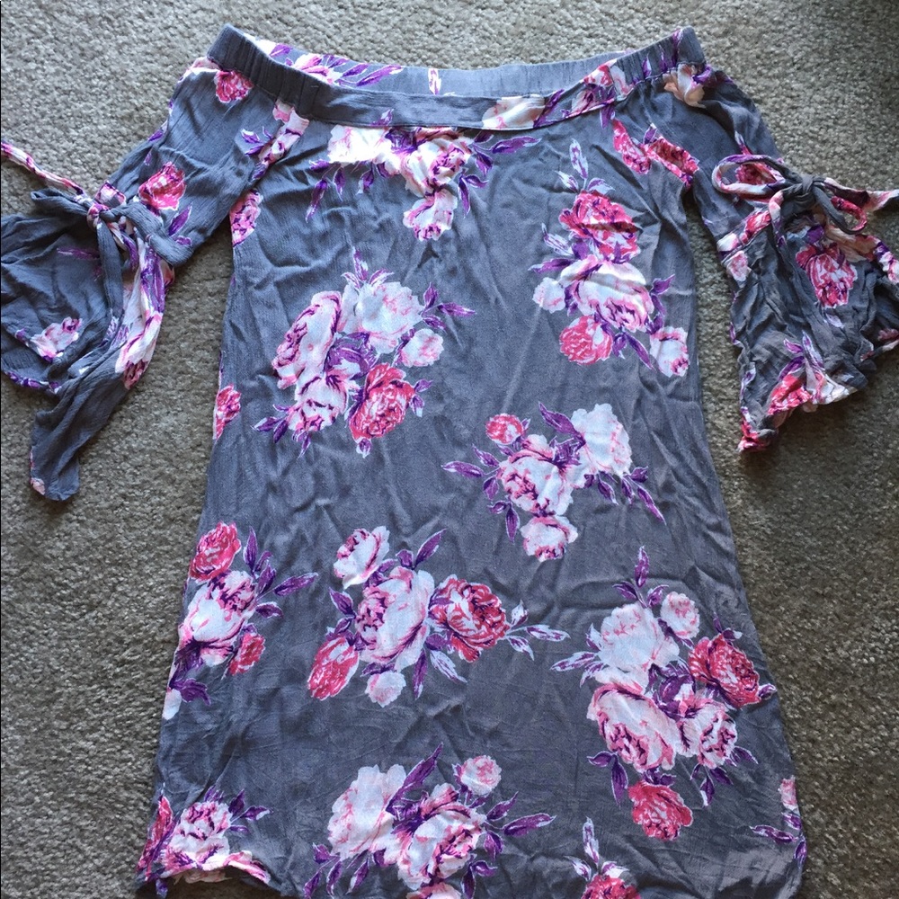 off the shoulder dress